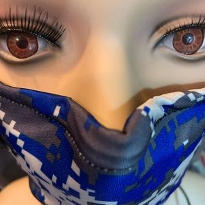 Jersey Knit Face Mask with Moisture Lining